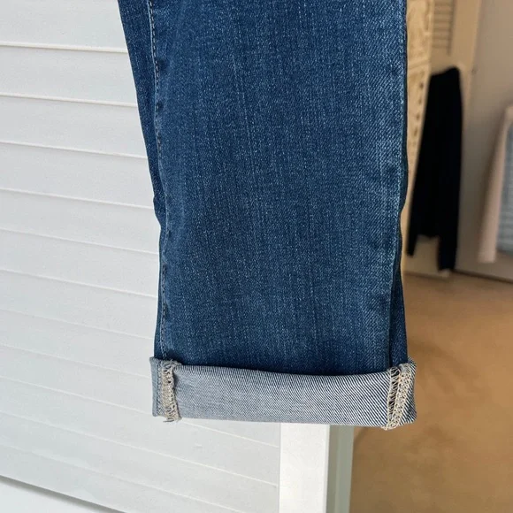 AG Jeans size 25 The Stilt Cigarette Roll-Up, raw hem, great condition - Picture 2 of 10